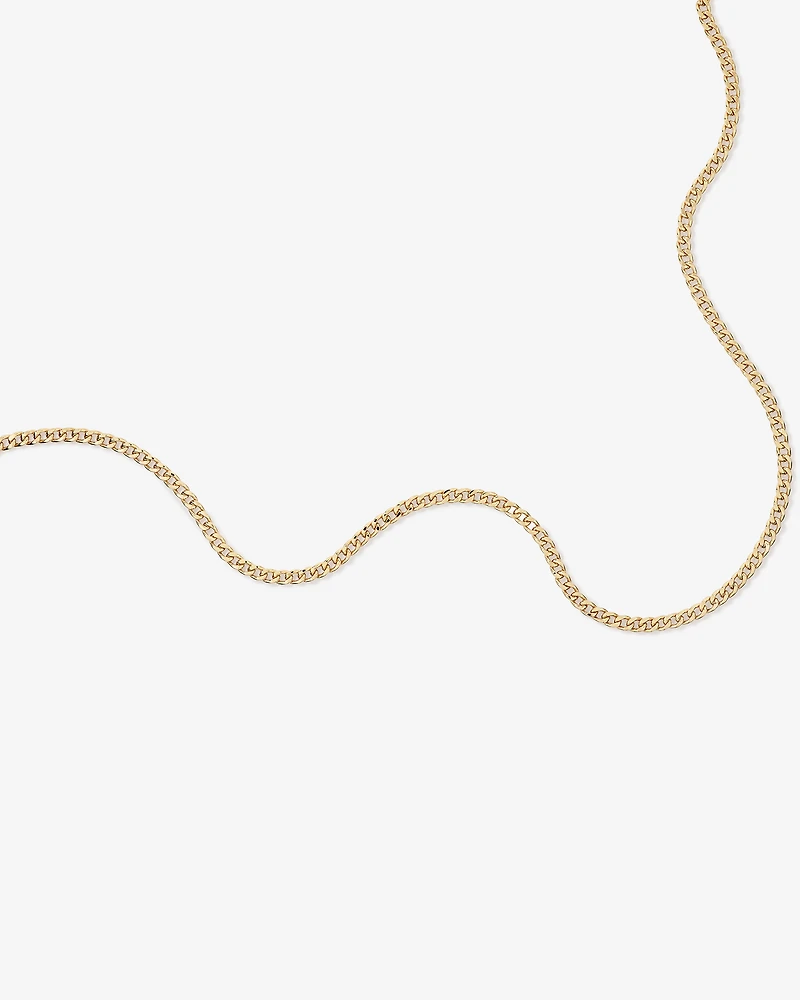 Chaîne Forçat Semi-Solide Facettée en Or Jaune 10 ct, 55 cm (22 po), 5,5 mm de Largeur