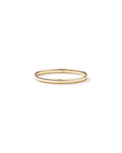 Bold Oval Bangle in 10kt Yellow Gold