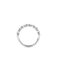 0.43TW Marquise and Round Brilliant Diamond Twist Wedding Ring 14kt Gold