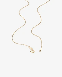 50cm (20") 1mm Width Diamond Cut Belcher Chain in 18kt Yellow Gold