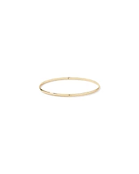 65mm 2.3mm Width Solid Round Bangle in 10kt Yellow Gold