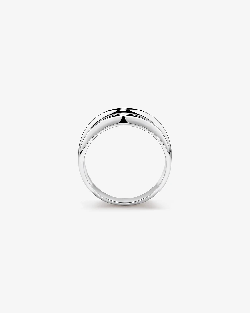 Bague Évasée Large En Argent Sterling
