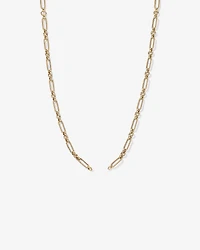 Chaîne trombone torsadée de 50 cm (20 po) en or jaune 10 ct