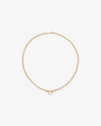 50cm (20") Oval Belcher Chain in 10kt Yellow Gold