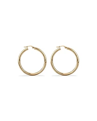 30mm Hoop Earrings in 10kt Yellow Gold