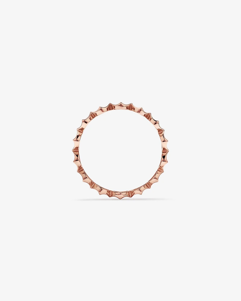 Signature Connect Curve Ring 10kt Rose Gold