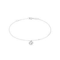 19cm (7.5") G Initial Bracelet in Sterling Silver