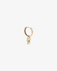 South Korea Jersey Earring Charm in 18Kt Vermeil