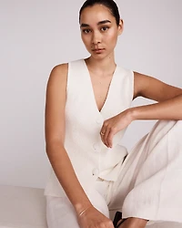 0,22 carat TW Bracelet rond brillant avec lunette graduée en or jaune 10 carats