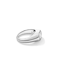 2.00TW Elongated Cushion Laboratory-Grown Diamond Ring 14kt White Gold