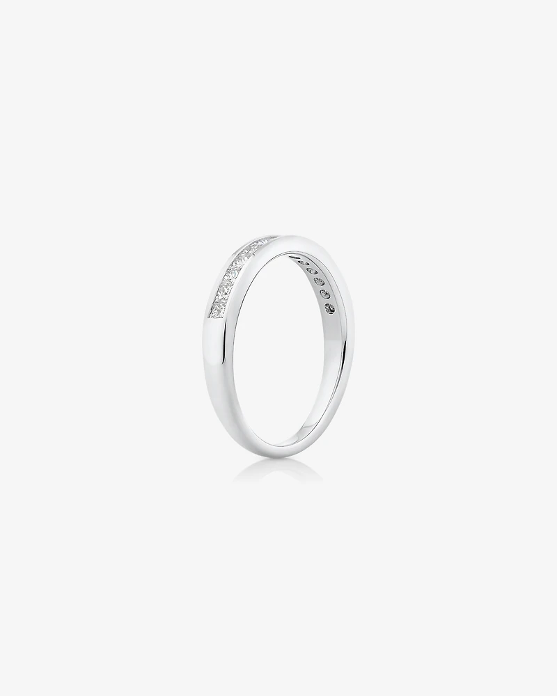 Alliance Evermore en or blanc 14 K avec diamants totalisant 0,50 ct