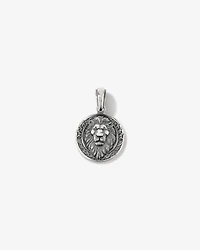 Lion Head Pendant in Sterling Silver