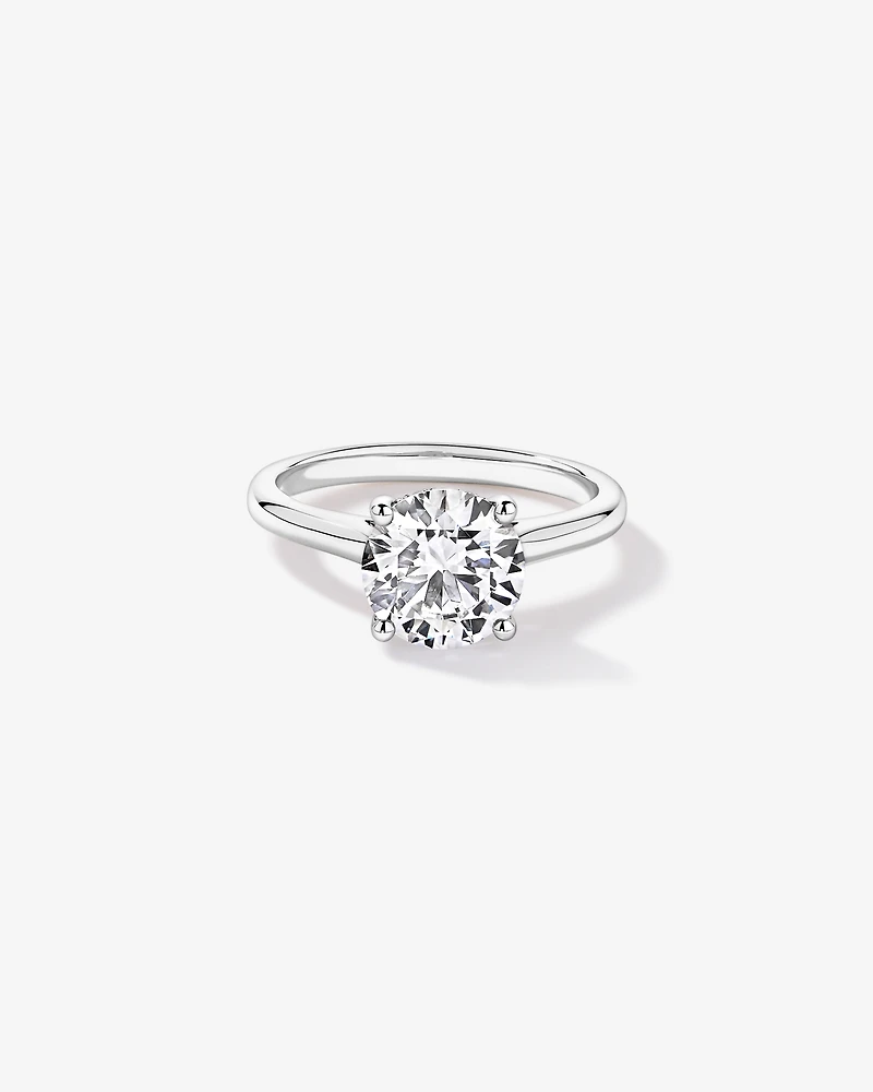2.32TW Round Brilliant Laboratory-Grown Diamond Solitaire Ring 14kt Gold