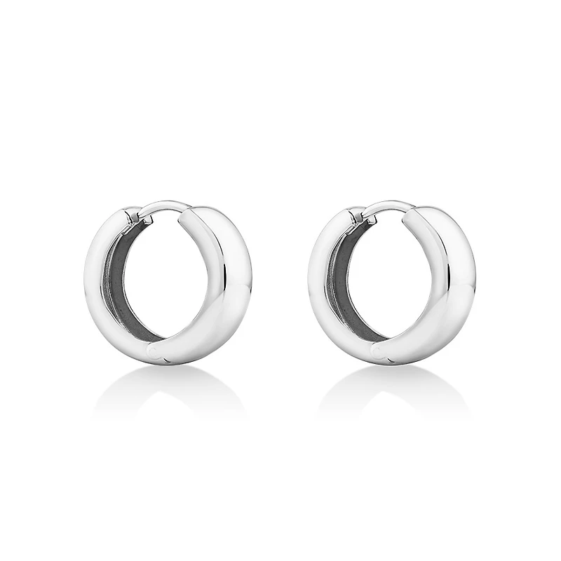 10mm Huggie Earrings 10kt Yellow Gold