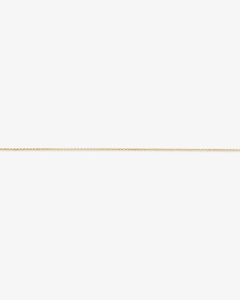 26cm (10.2") 1.7mm Width Belcher Chain Anklet in 10kt Yellow Gold
