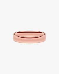 5mm Lite Half Round Polished Wedding Band in 10kt Yellow Gold