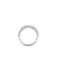 2.46 Carat TW Laboratory-Grown Marquise and Round Brilliant Diamond Ring 10kt White Gold