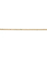 Chaîne Plate Biseautée en Or Jaune 10 ct, 55 cm (22 po), 3 mm de Largeur