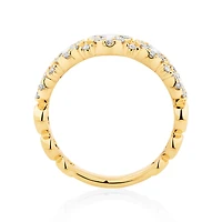 Bubble Ring with 1.00 Carat TW Diamonds in 10kt Yellow Gold