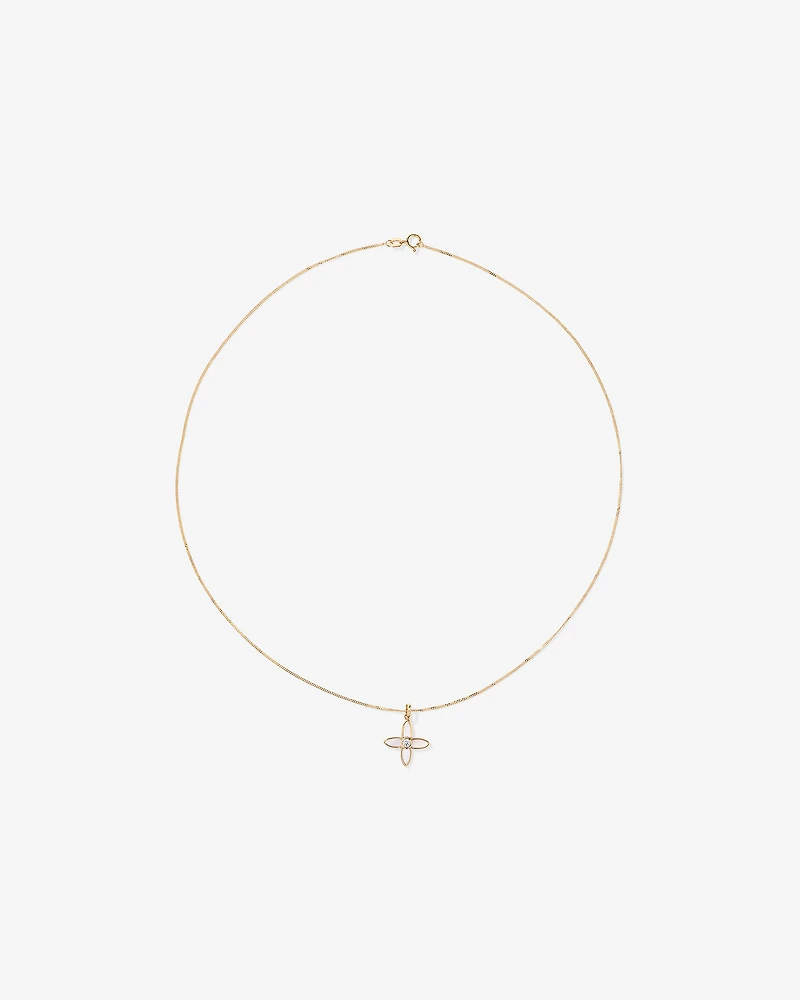 Mother of Pearl Flower Pendant and Stud Earrings Set in 18kt Gold Vermeil