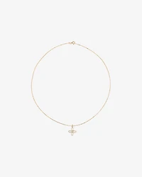 Mother of Pearl Flower Pendant and Stud Earrings Set in 18kt Gold Vermeil