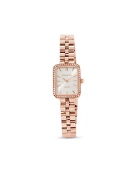 Women's 0.20 Carat TW Diamond Bezel Watch in Rose Tone Stainless Steel
