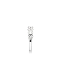 Bague de mariage ovale TW 2,00 carats en diamant cultivé laboratoire or blanc 14