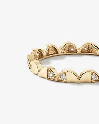 Signature Connect Curve Diamond Ring in 10kt Yellow Gold