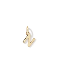 Letter N Initial Pendant in 10kt Yellow Gold