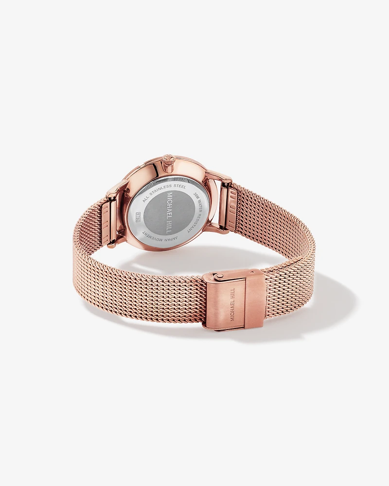 Ladies Watch in Rose Tone Stainless Steel