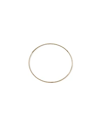 Bracelet ovale solide de 65 mm (2,5") de largeur 2,3 mm en or jaune 10 ct