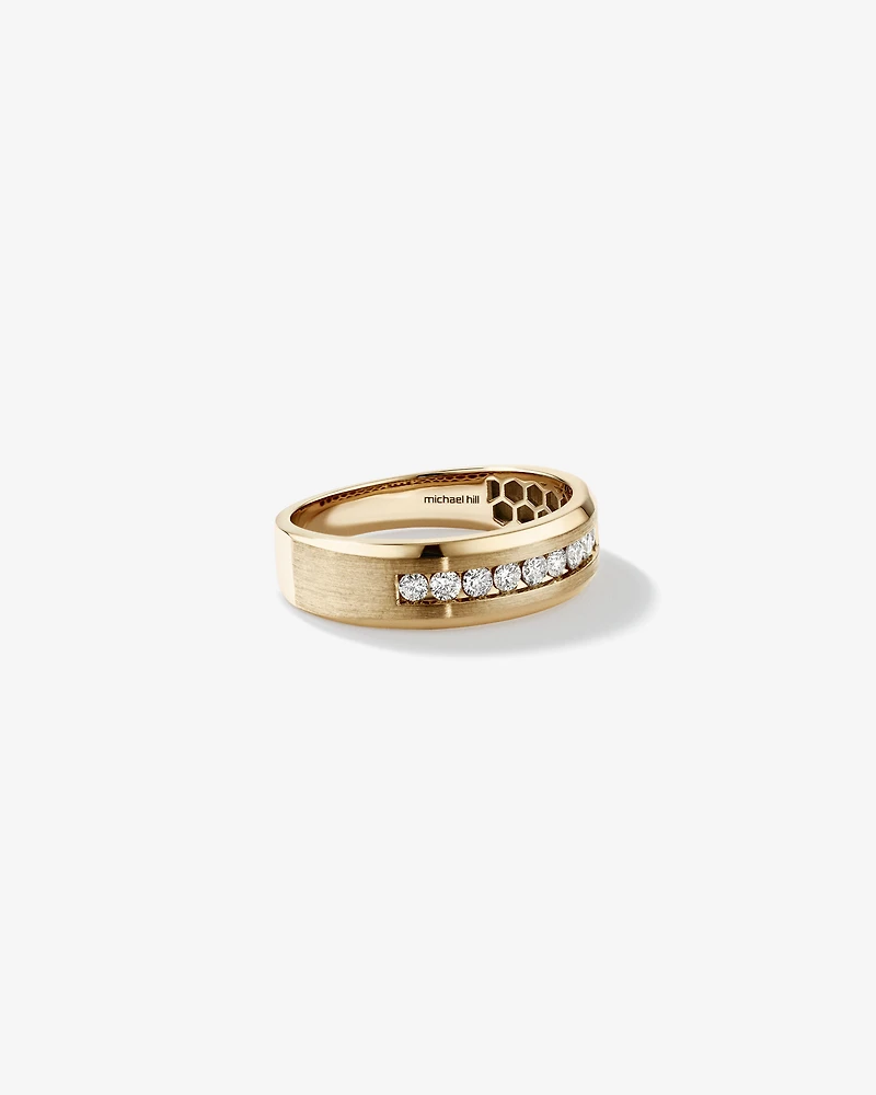 Men's Ring with 0.35 Carat TW of Diamonds in 10kt Yellow Gold