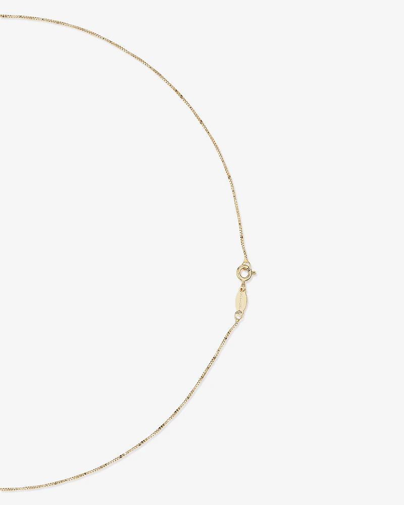 Chaîne à maille vénitienne de 45 cm en or jaune 10 K