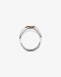 Tiger’s Eye Square Ring in Sterling Silver