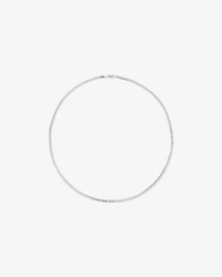 65cm (22") 3.75mm Width Solid Flat Bevelled Curb Chain in 10kt Gold