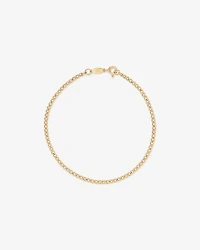 19cm (7.5") 2.4mm Width Semi Solid Diamond Cut Curb Bracelet in 10kt Yellow Gold