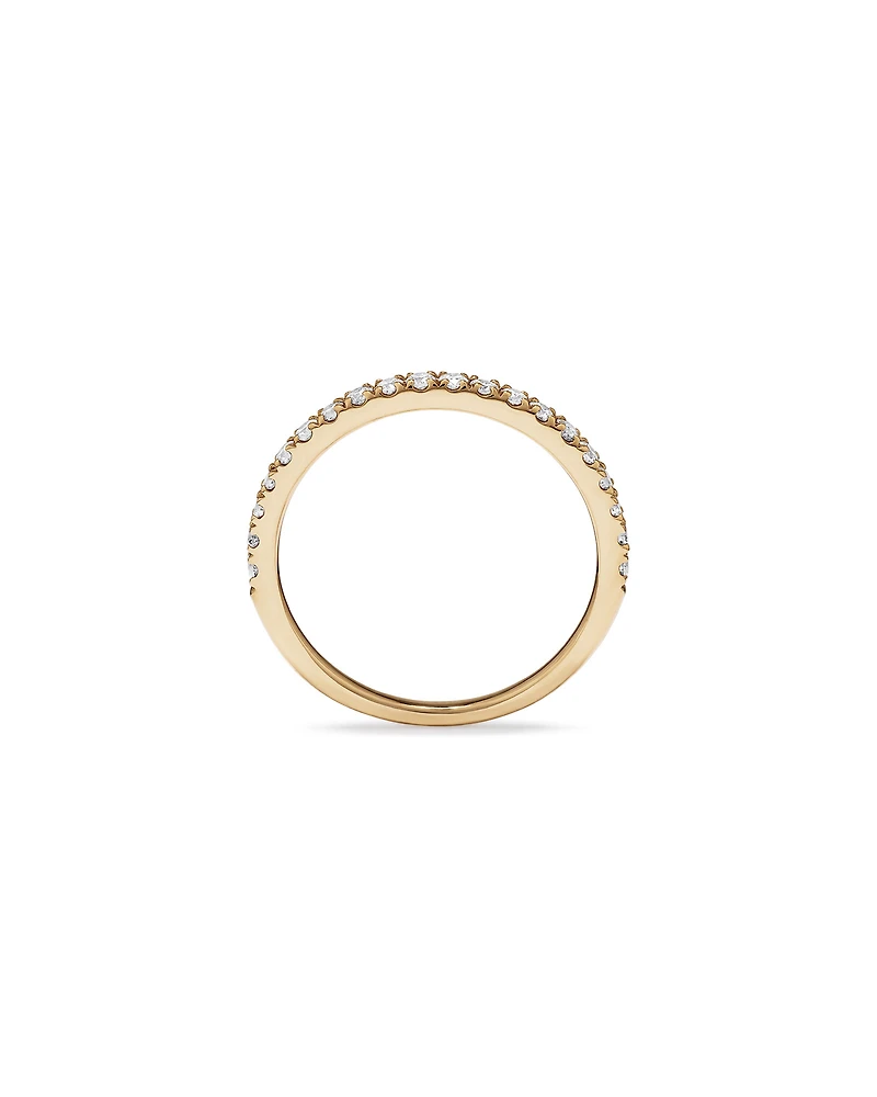 Wedding Band with 0.34 Carat TW of Diamonds in 14kt Yellow Gold