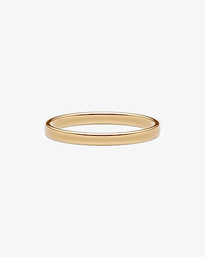 2mm Lite Half Round Wedding Band in 10kt Yellow Gold
