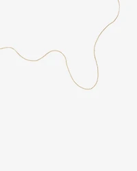 45cm (18") 1mm-1.5mm Width Solid Belcher Chain in 10kt Yellow Gold