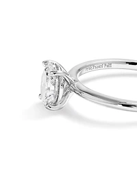 Solitaire Engagement Ring with 1 Carat TW of Diamond in 14kt White Gold