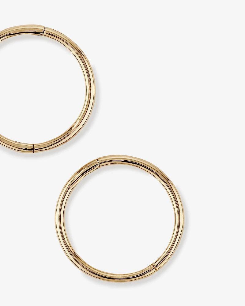 12mm Sleepers in 10kt Yellow Gold