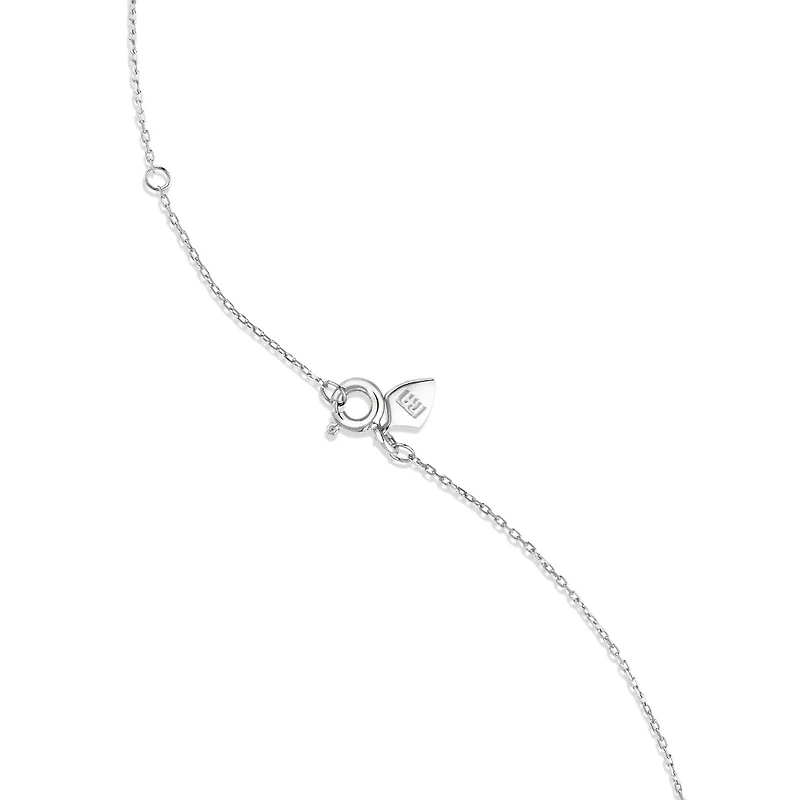 0.25 Carat TW Diamond Solitaire Pendant in 18kt White Gold