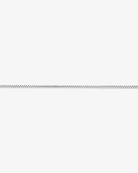 Collier Chaîne Boîte Ronde De 50 Cm (20 Po) De 1,82 Mm De Largeur En Argent Sterling