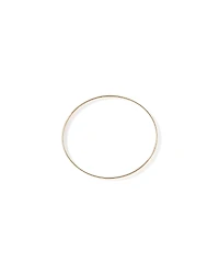 65mm (2.5") 5.7mm Width Solid Oval Bangle in 10kt Yellow Gold