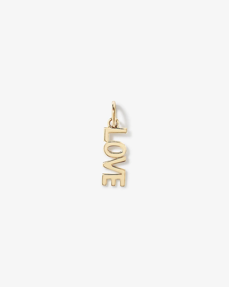 Love Pendant in 10kt Yellow Gold