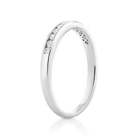 Wedding Band with 1/4 Carat TW of Diamonds in 10kt White Gold