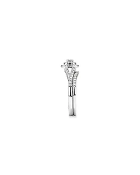 Bridal Set with 0.60 Carat TW of Diamonds in 14kt White Gold