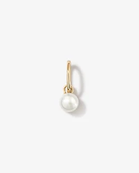 Cultured Freshwater Pearl Birthstone Pendant in 10kt Yellow Gold