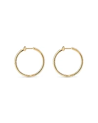 Hoop Earrings With 0.50 Carat TW Of Diamonds in 10kt Yellow Gold