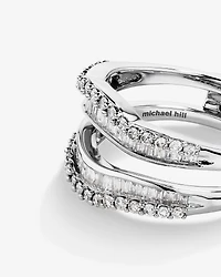 Enhancer Ring with 3/4 Carat TW of Diamonds in 14kt White Gold